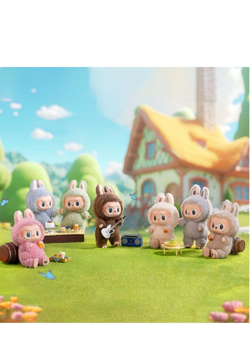 null - Labubu Generation of The Motherland Macarons Bubble Series 17cm Fun Plush Vinyl Blind Box (Not Original) - Image 1