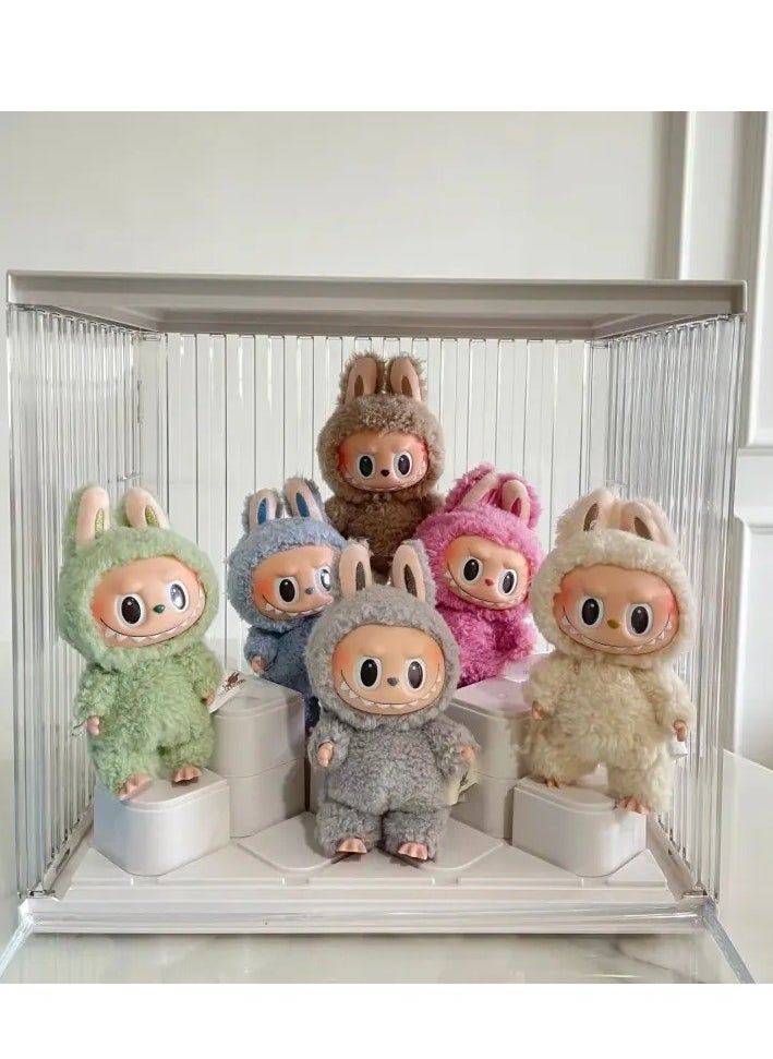 null - Labubu Generation of The Motherland Macarons Bubble Series 17cm Fun Plush Vinyl Blind Box (Not Original) - Image 1