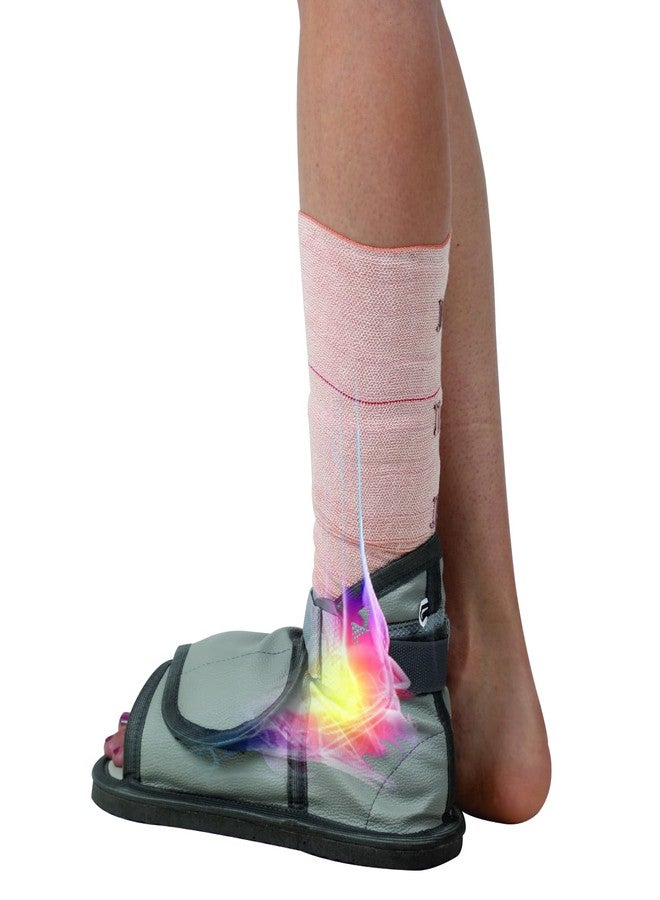 AccuSure Adjustable & Lightweight Cast Shoe Support Covering Cast/Plaster on Foot For Men & Women-XL - Image 2