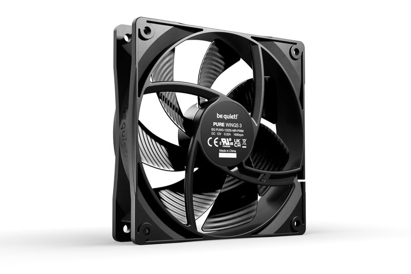be quiet! Pure Wings 3 120mm Quiet PWM Case Fan | High Top-end Speed with Low Minimum RPM | Extraordinary air Pressure | BL105 - Image 2