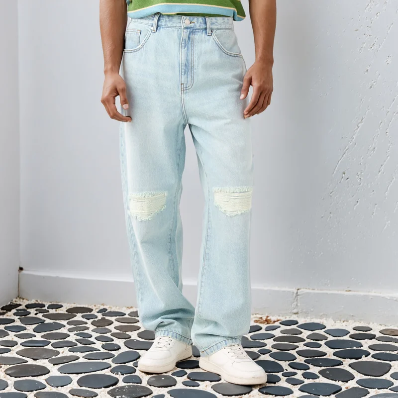 Lee Cooper Mid-Rise Ripped Jeans