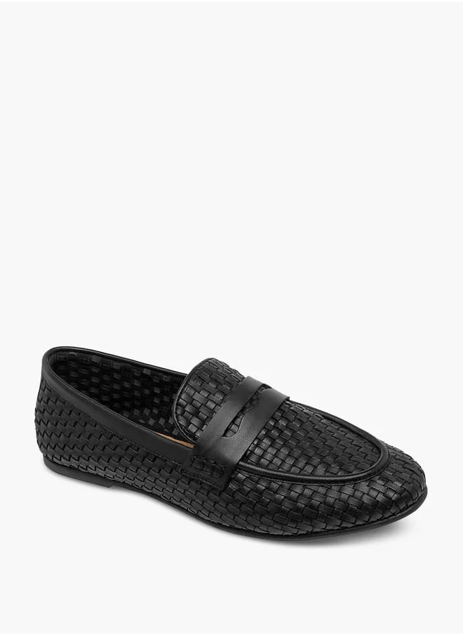 سيليست Women's Textured Slip-On Loafers