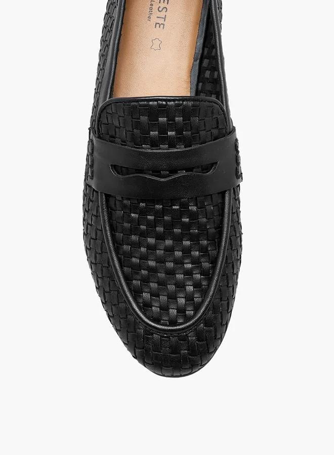 Celeste Women's Textured Slip-On Loafers