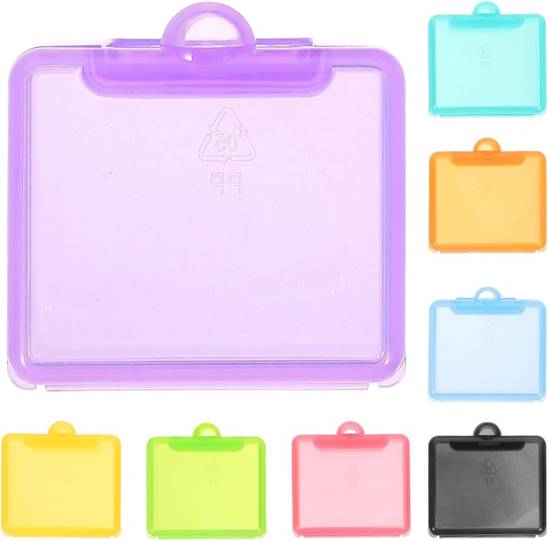 Travel Pill Case 8pcs Square Pill Organizer Seal Portable Medicine Container and Medication Storage for Purse and Travel Use - Image 1
