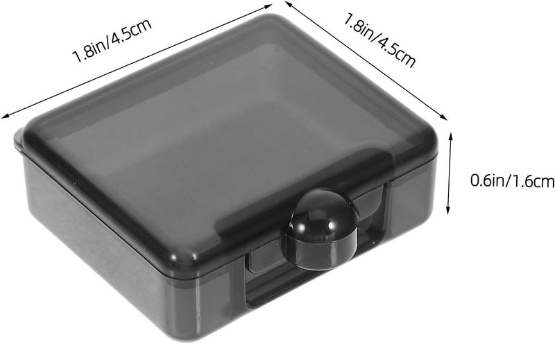 Travel Pill Case 8pcs Square Pill Organizer Seal Portable Medicine Container and Medication Storage for Purse and Travel Use - Image 2