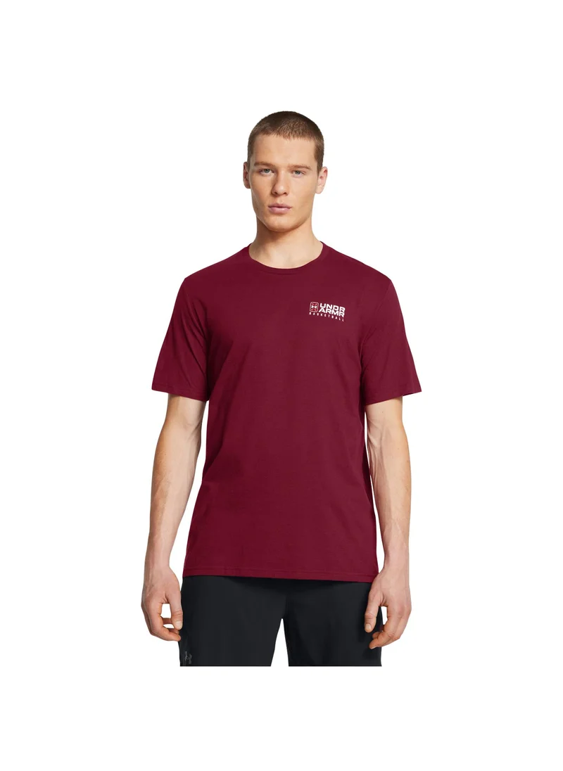 UNDER ARMOUR Basketball Logo Court Short Sleeve T-shirt