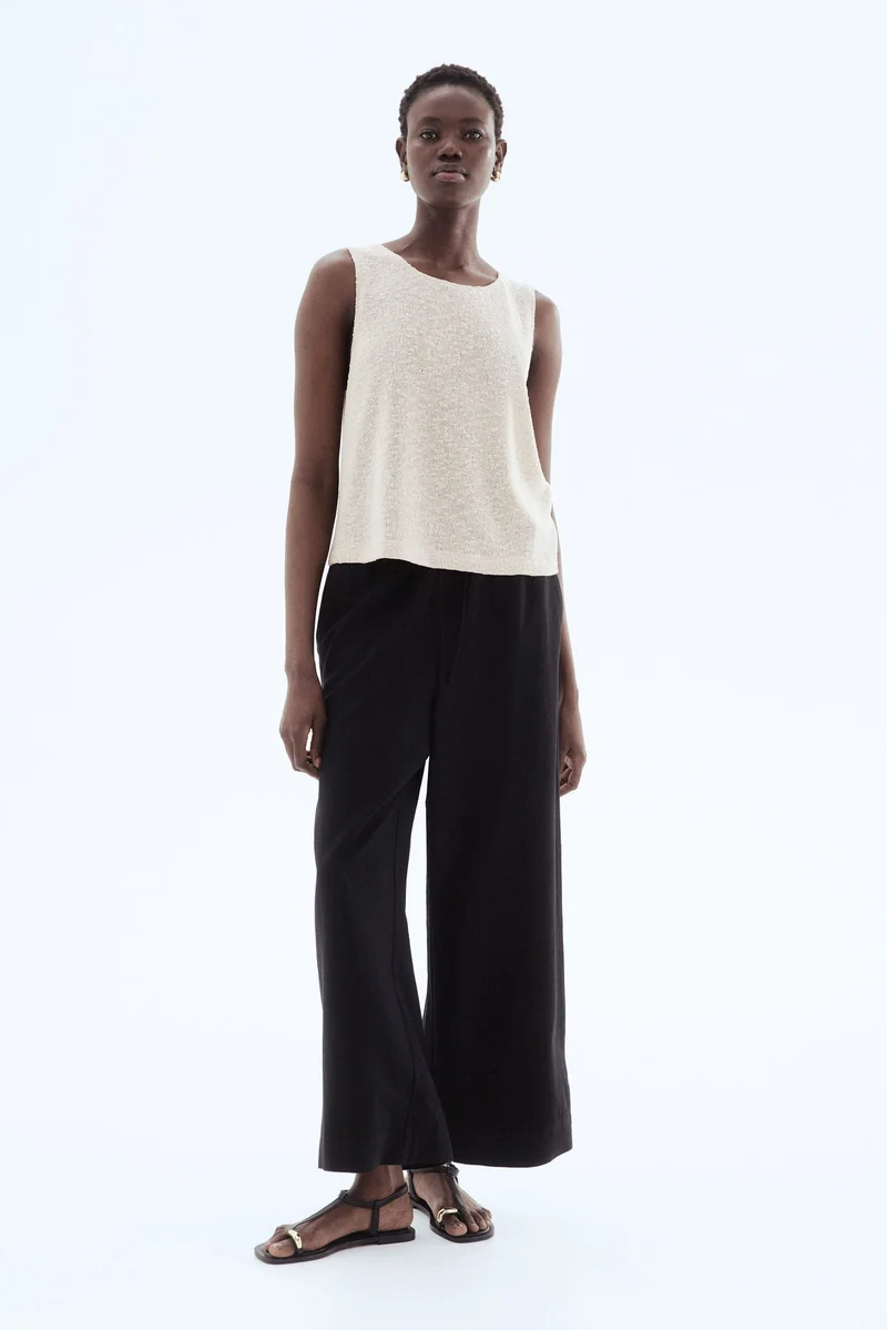 H&M Textured-knit vest top