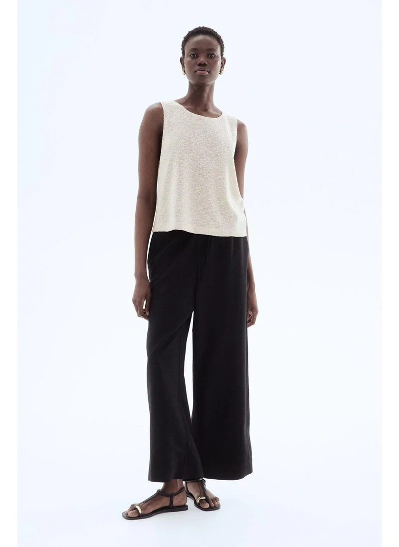 H&M Textured-knit vest top