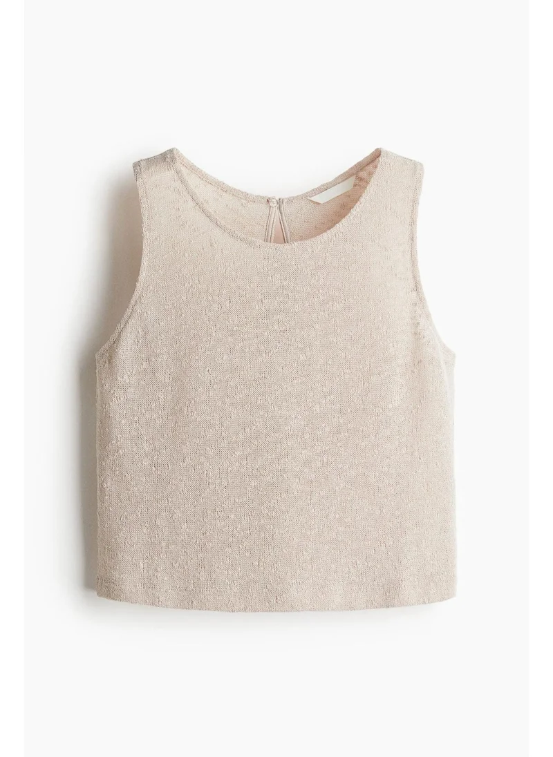 H&M Textured-knit vest top