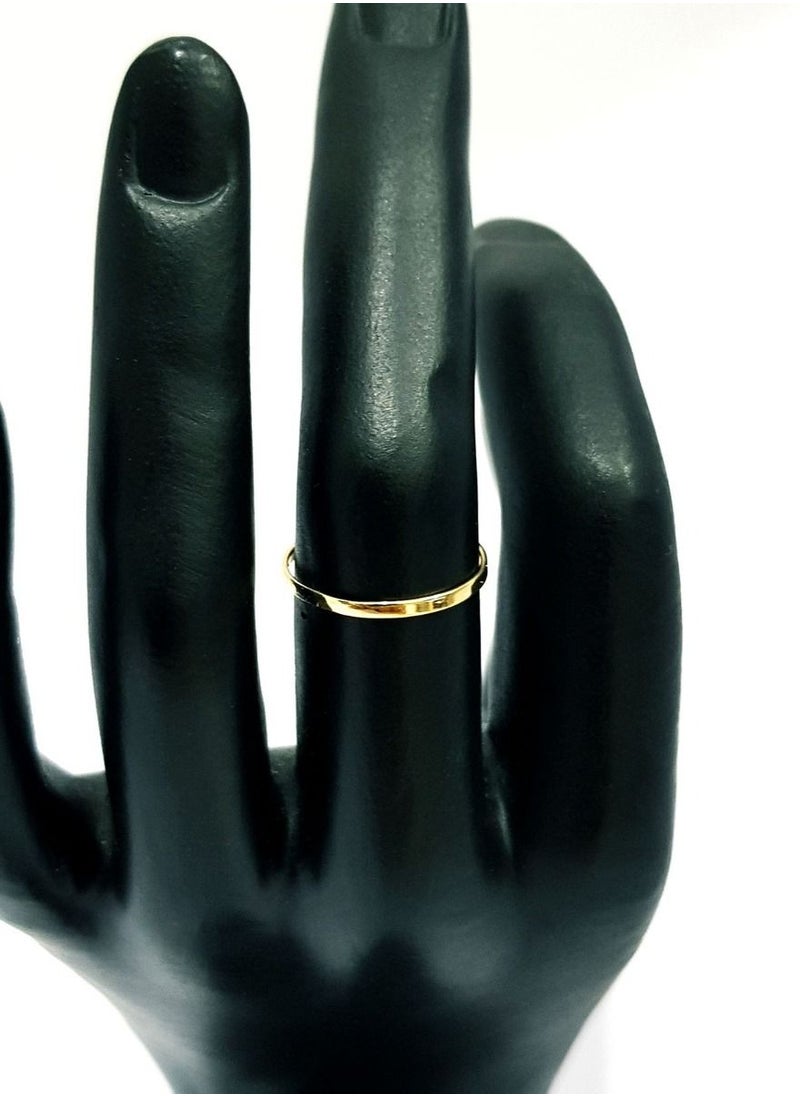 Hamsa.ae - 18K Pure Gold Plain Ring Size 11 - Image 1