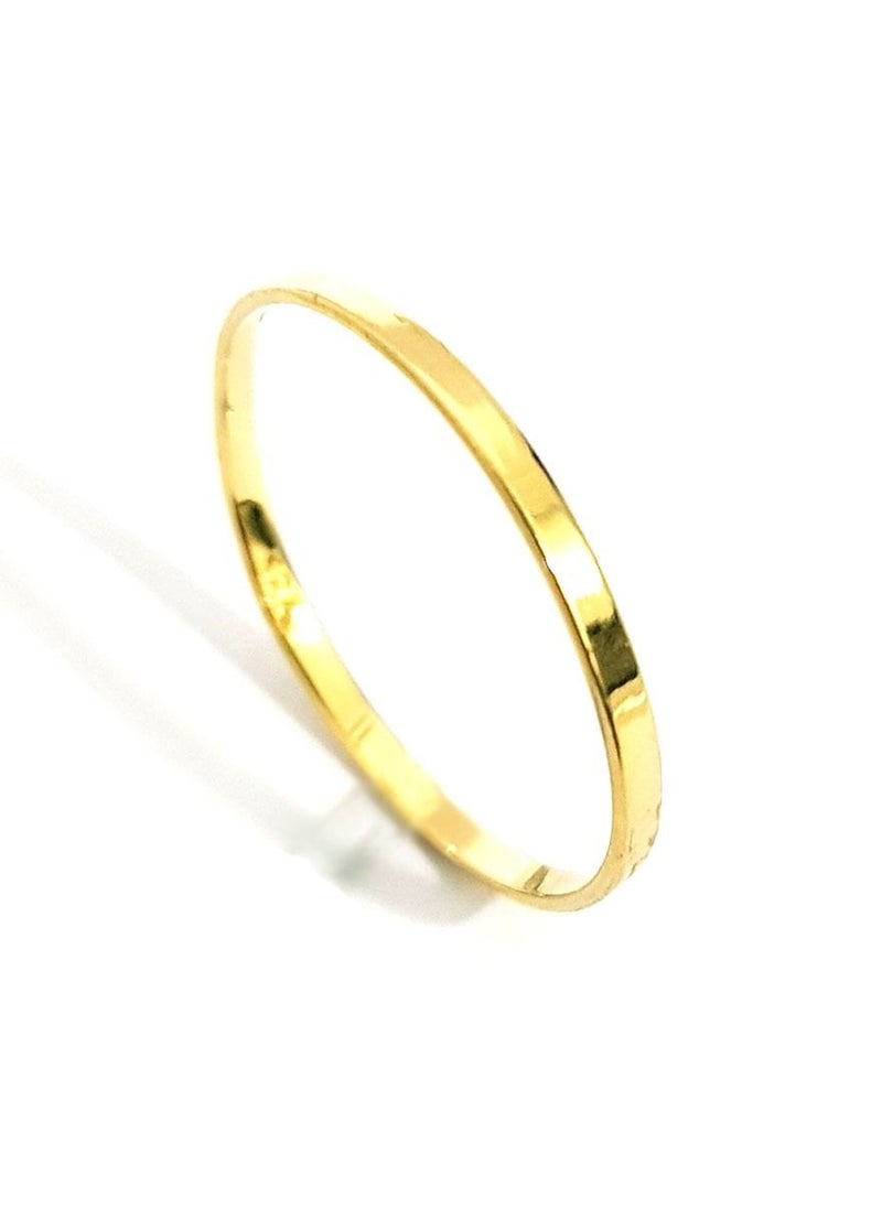 Hamsa.ae - 18K Pure Gold Plain Ring Size 11 - Image 1
