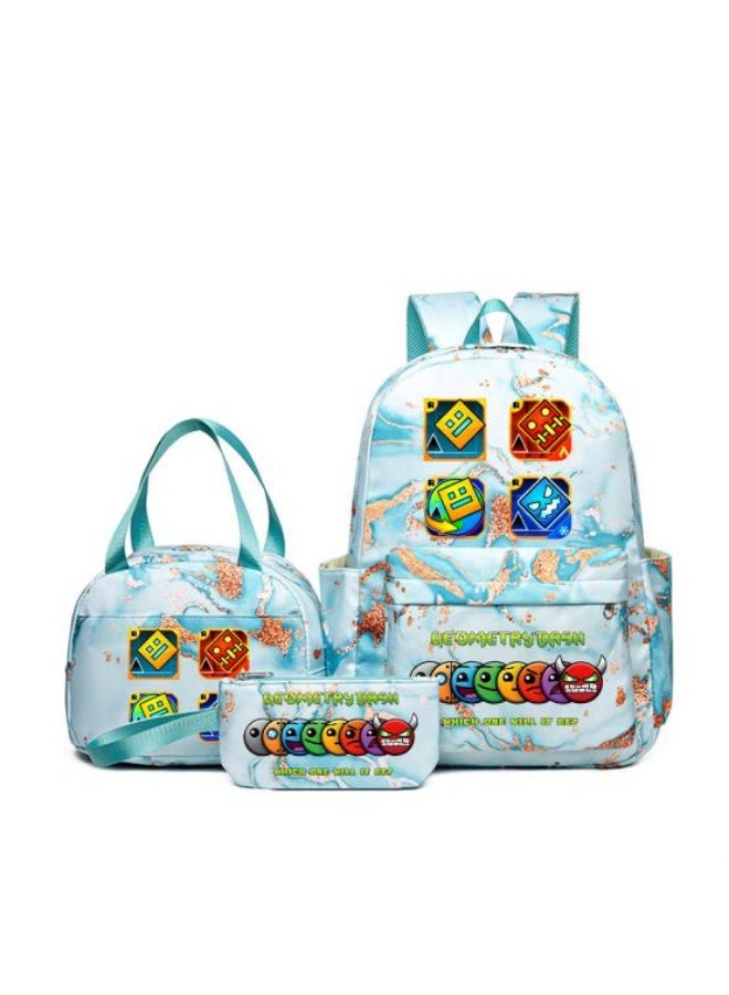 General Vibrant cartoon print bag combination! Lightweight design + large-capacity partition | Fully adapted for children/student/outdoor sports - 254  - Image 1