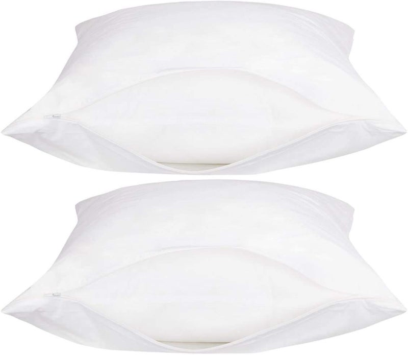 Homestyle 4 Pack Deluxe Zippered Vinyl Pillow Covers - Waterproof Protectors for Longer Lasting Pillows. Standard Size 20"x29". Ideal for Home, Hotel and Hospital use. - Image 5