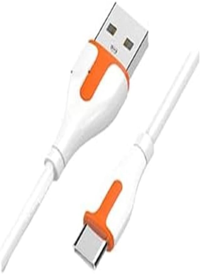 LDNIO LDNIO LS571 TYPE-C 2.1A Fast charging Data Cable 1M Length - White-Orange 