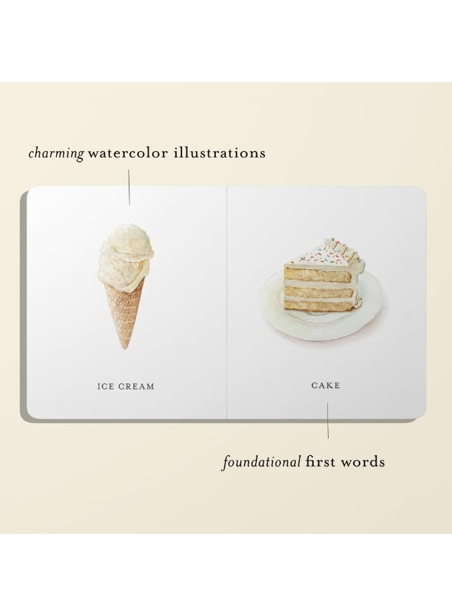 Our Little Library Vol. 2: A Foundational Language Vocabulary Board Book Set for Babies, Including Ocean Animals, Safari Animals, Food and Drink, Clothes, and Around the House - Image 3