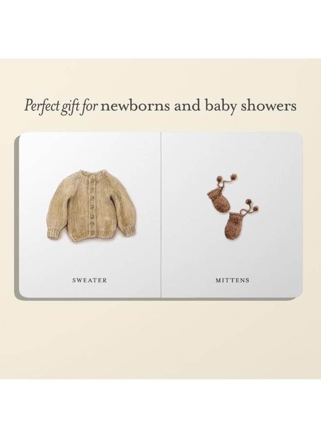 Our Little Library Vol. 2: A Foundational Language Vocabulary Board Book Set for Babies, Including Ocean Animals, Safari Animals, Food and Drink, Clothes, and Around the House - Image 4