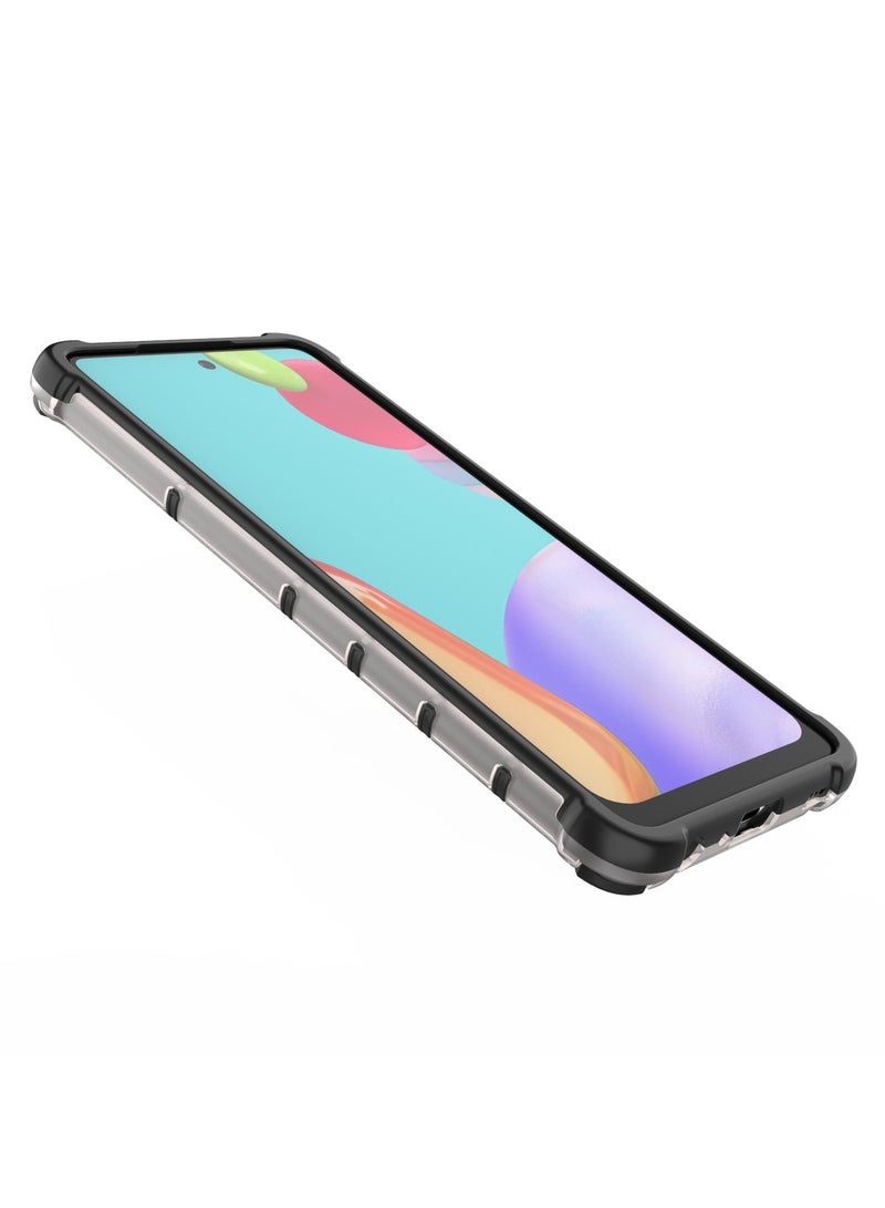 Case Cover Honeycomb Case Shockproof Camera Protection Cover Compatible with Samsung Galaxy A52 / A52s( Transparent ) - Image 5