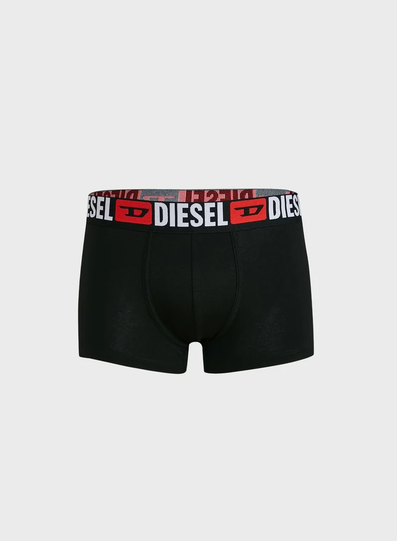 DIESEL 3 Pack Logo Band Trunks