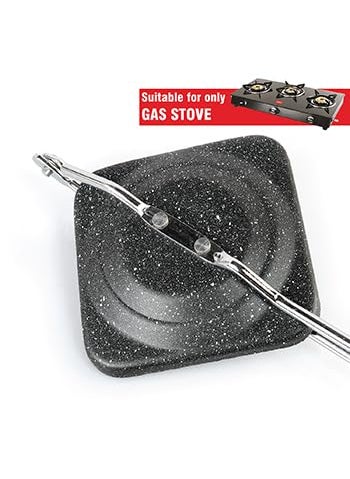 Cello Cello Prima NonStick Aluminium Sandwich Toaster with Spatter Compatibility with Gas Stoves FlameProof Design HeatResistant Handle Sandwich Maker Sandwich Toaster Black  - Image 5