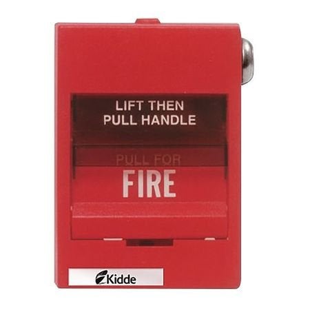 Kidde Fire Alarm Pull Station, Red, 3-5/8" D - Image 1