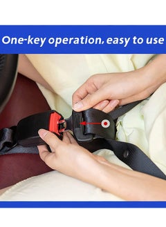rocooart Adjustable Seat Belt - Maternity Seat Belt - Prevents abdominal Pressure and Protects the Abdomen - Essential for Pregnancy - Maternity Seat Cover (Black)  - Image 3