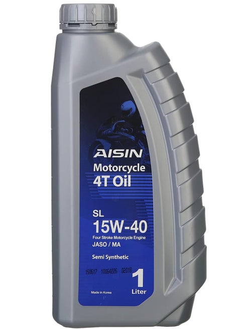 Motorcycle Oil 4T Semi Synthetic  15W-40  JASO/MA  1L