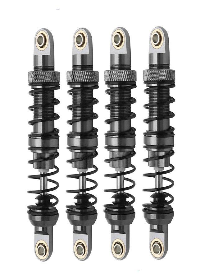 HYBDX Rc Aluminum alloy Shocks- Absorber For 1/10 RC tracked vehicle RC Crawler Car Axial SCX10 AXI03007 RBX10 D90 TRX4 (2.6in, Grey) - Image 1