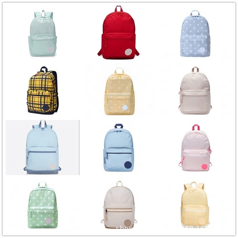CONVERSE New Backpack Large Capacity Student Bag Computer Bag Men's And Women's Converse Same Backpack Computer Bag Fashion Trendy - Image 1