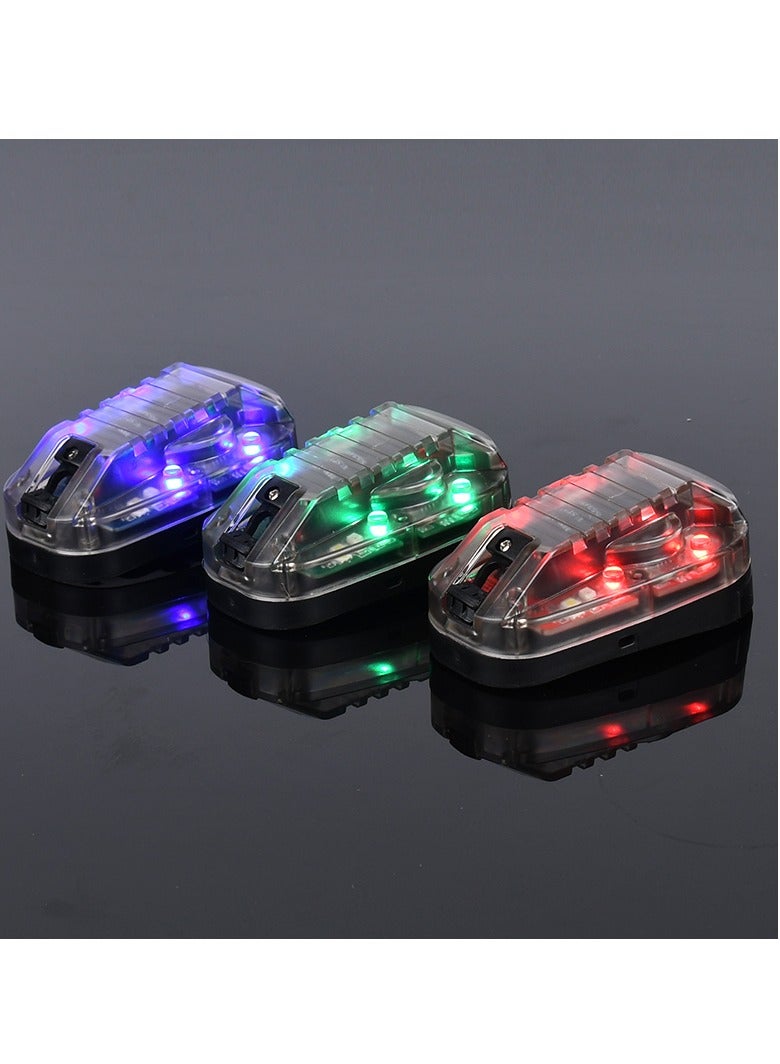 AROAQ Waterproof Tactical Helmet Light, Airsoft Survival Helmet Lamp Led Outdoor, Military Identification Light Ir And Visible Led Helmet Strobe For Outdoor Sports - Image 3