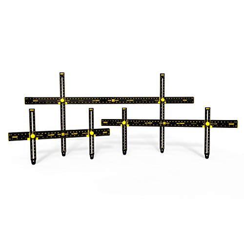 Crescent Creative Products Hang It Perfect Pro Picture Frame Wall Hanging Tool With Level, Black, 36 Inch - Image 3