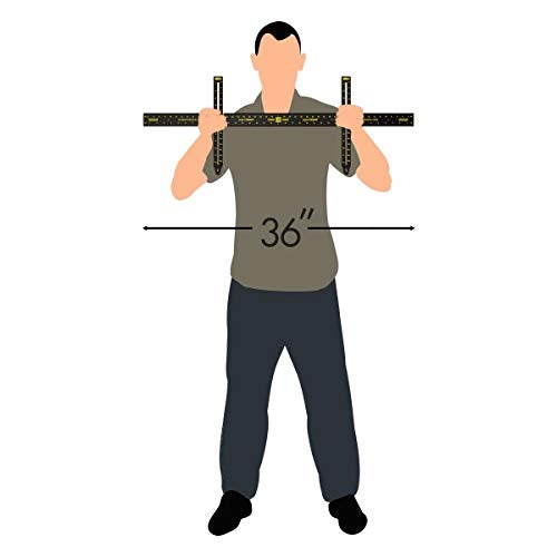 Crescent Creative Products Hang It Perfect Pro Picture Frame Wall Hanging Tool With Level, Black, 36 Inch - Image 2