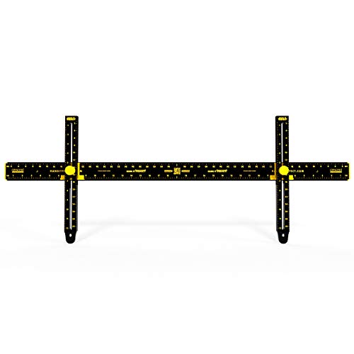 Crescent Creative Products Hang It Perfect Pro Picture Frame Wall Hanging Tool With Level, Black, 36 Inch - Image 1