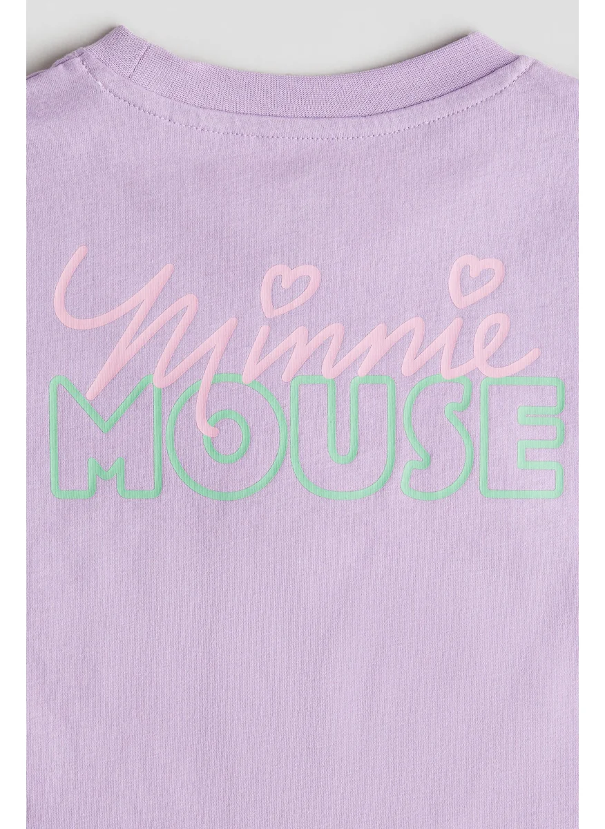 اتش اند ام Print-Motif Cotton T-Shirt