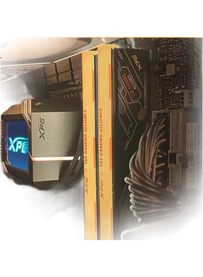 ADATA أADATA 32 جيجابايت (16 جيجابايت × 2) مجموعة DDR5 6800 ذاكرة سطح المكتب الموديل المشترك TUF من Hynix A-Die Granule XPG Viper D300G (أسود) C34 - Image 2