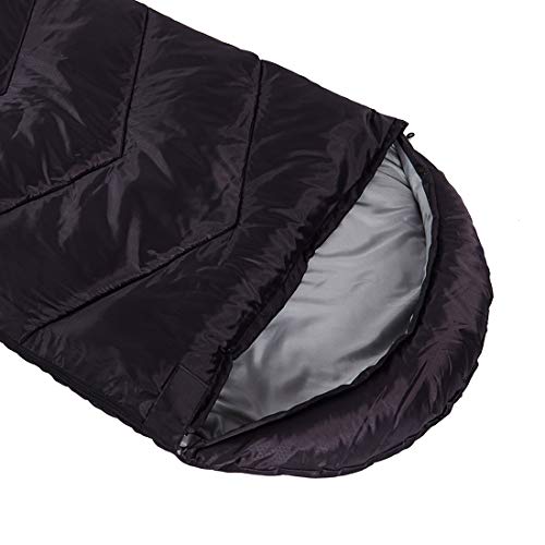 Flantree Sleeping Bag 4 Seasons Adults & Kids for Camping Hiking Trips Warm Cool Weather,Lightweight and Waterproof with Compression Bag,Indoors Outdoors Activities - Image 3