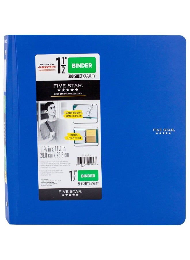 Five Star Ring Binder 1.50 in ( 3.81 cm ) LetterFabric/Carboard/Poly-interior Assorted Color - Image 1