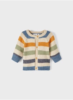 Kids Striped Knitted Cardigan