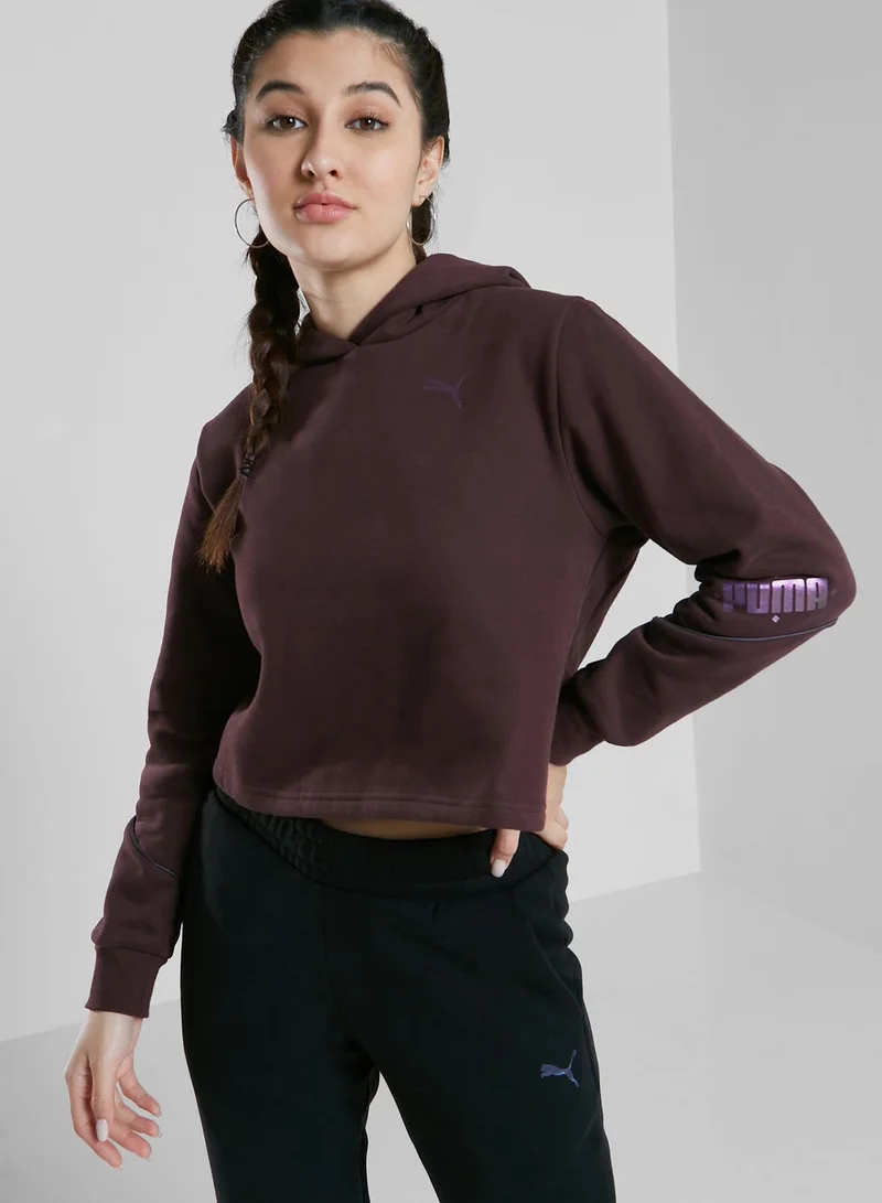 PUMA Cyber Cropped Hoodie