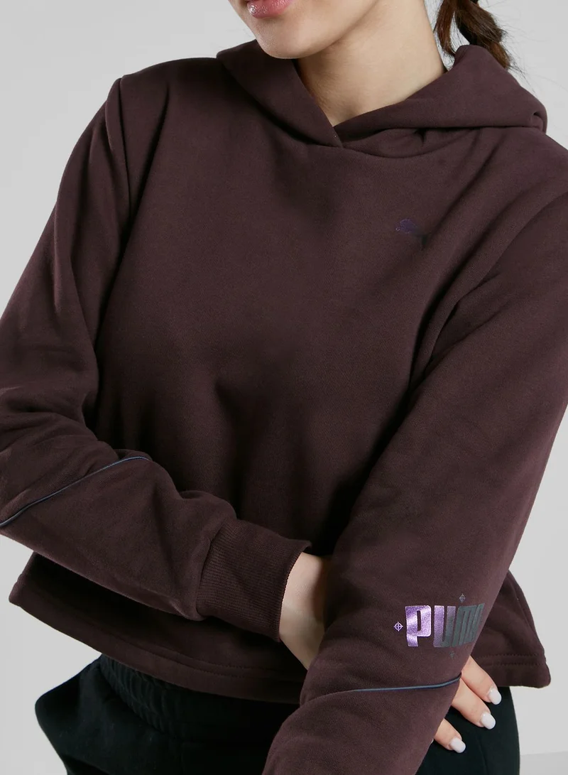 PUMA Cyber Cropped Hoodie