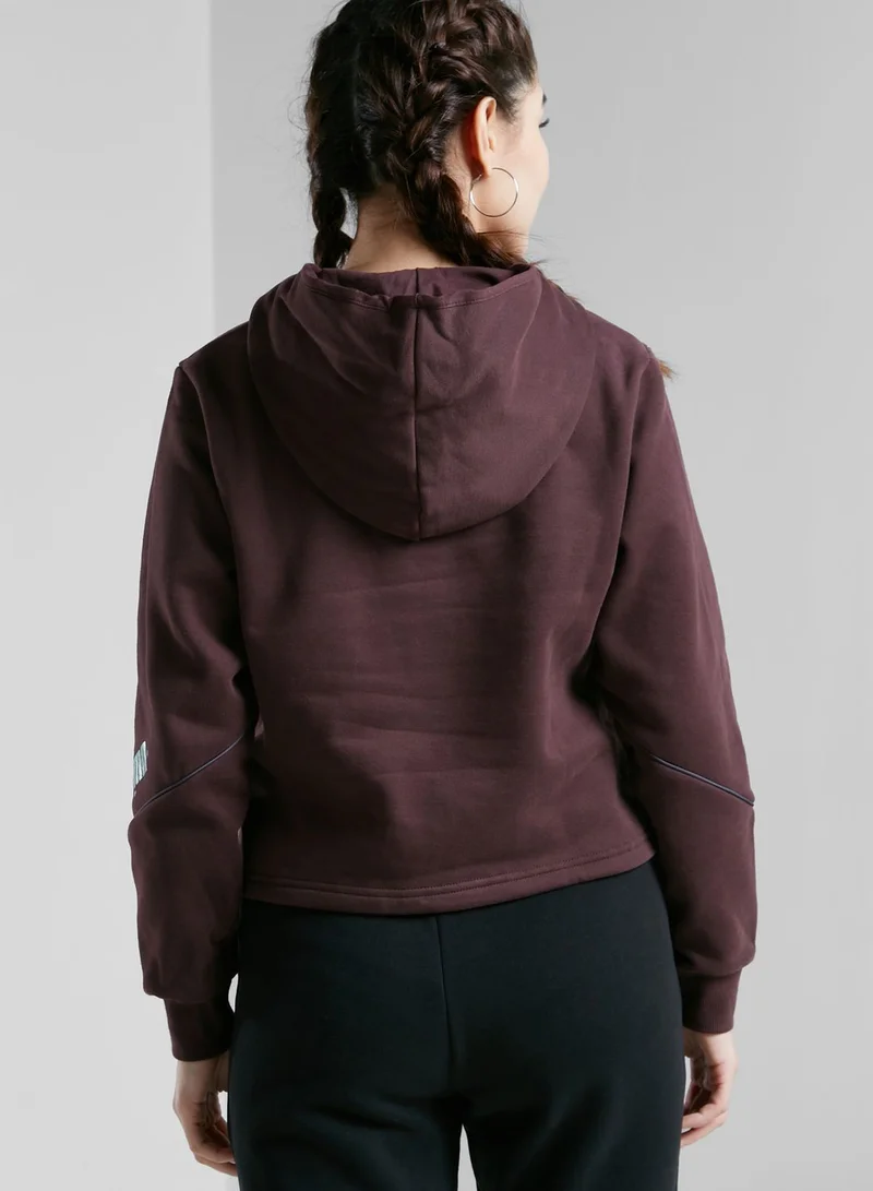 PUMA Cyber Cropped Hoodie