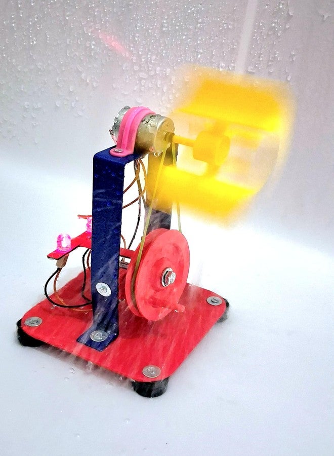 StepsToDo 3-in-1 Energy Conversion STEM Kit | Generate Electricity Using Water, Wind & Motion | DIY Science Kit with Generator, Turbine, Windmill, Hydroelectric Model - Image 3