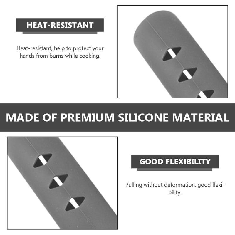 Skillet Handle Cover, Heat Resistant Silicone Pot Ear Sleeve, Kitchen Safety Tool - Image 3
