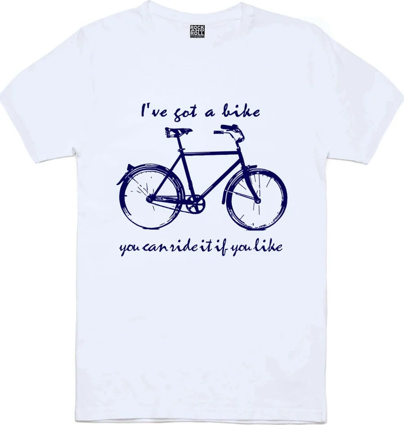 روك اند رول My Bike White Short Sleeve Unisex Children's T-Shirt