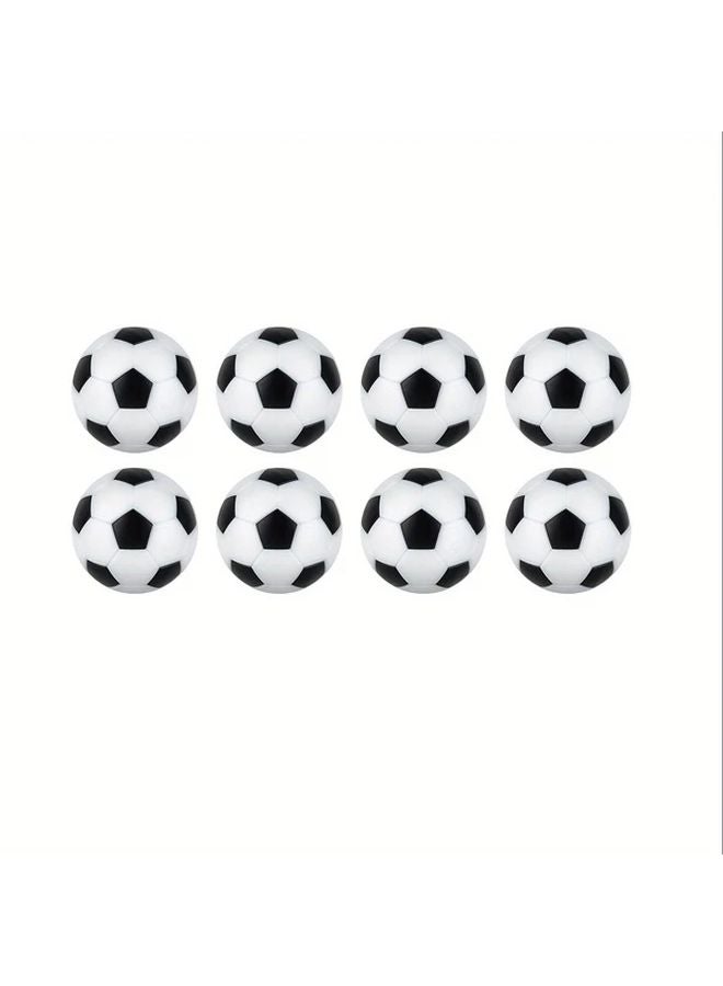 8 Pack Resin Foosball Set With Standard Replacement Balls Durable Table Soccer Game For Teens Adults Age 14 Plus - Image 1