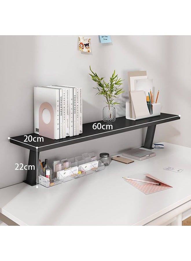 XiuWoo Monitor Stand Book Stand Clamp On Desk Shelf 60cm Desk Extension Shelf Organizer Adjustable Desk Extender Side Table Single Layer Above Storage Shelf  - Image 3