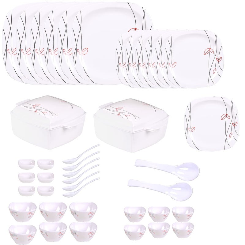 Balaji Melamine Supreme 43 Pcs Dinner Set, SP107 - Image 1