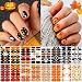 winthrop 16 Sheets Holiday Nail Wraps Stickers HalloweenThanksgiving Day All Seasonal Full Nail Polish Strips DIY SelfAdhesive Fall Winter Nail Art Decals with 2 Piece Nail Files for Party Decor 224 Pcs - Image 2