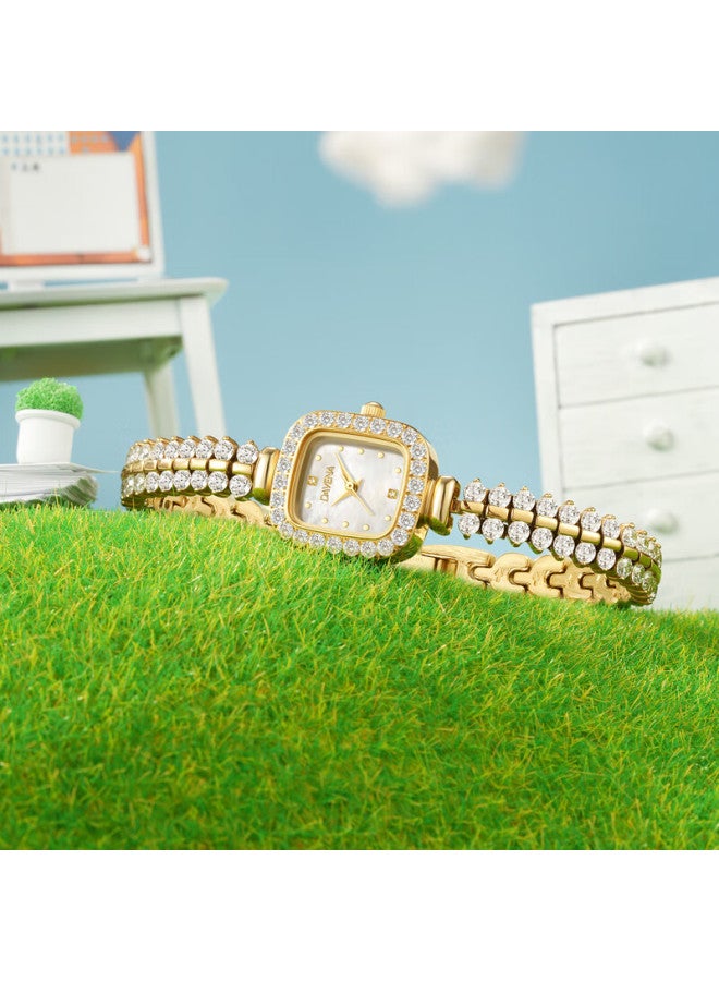 Davena Small Gold Spike Watch For Women, Small Silver Spike Luxury Niche Wrisch, Birthday Gift For Girlfriend - Image 4