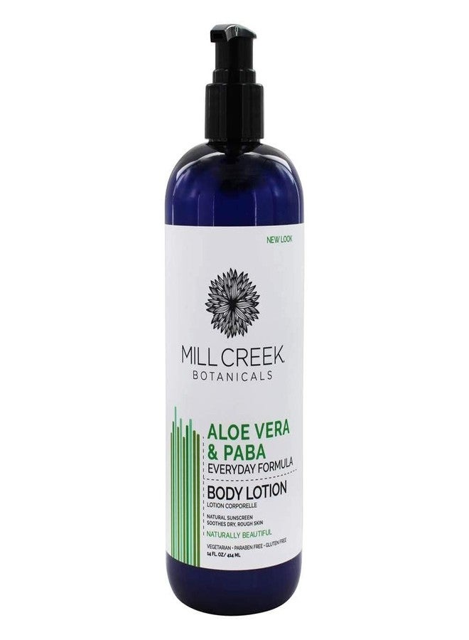 Mill Creek Botanicals Aloe Vera & Paba Moisturizing Lotion - 1 Each - 14 FZ - Image 1