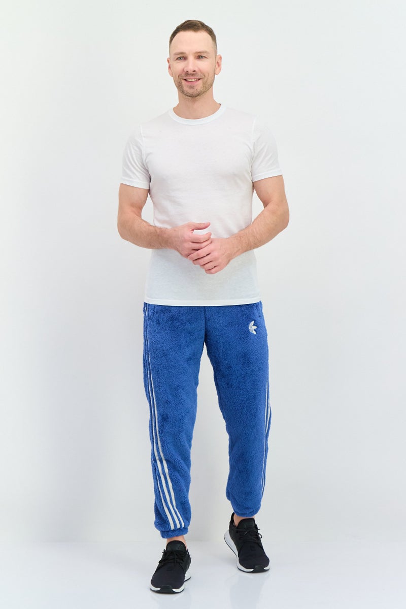 adidas Originals Men Sportswear Fit Outdoor Indigo Pant, Blue Combo - Image 4